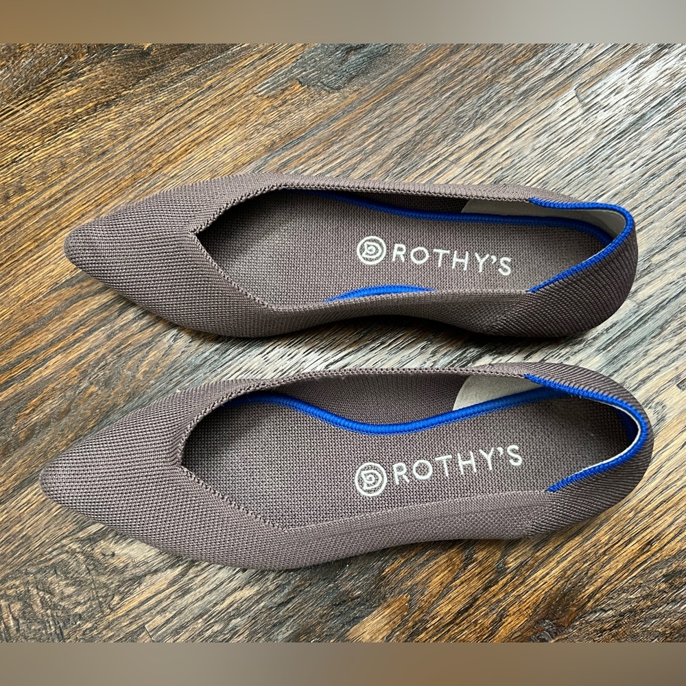 Rothy’s the Point Mink mauve retired Size 9.5